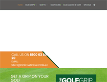 Tablet Screenshot of golfnational.com.au